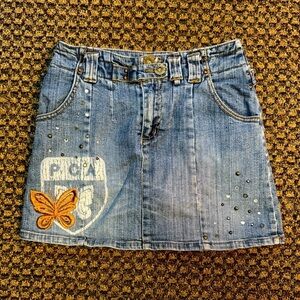 ZOEY 101 / Nickelodeon Y2K Denim Jean Skirt Skort Size 12